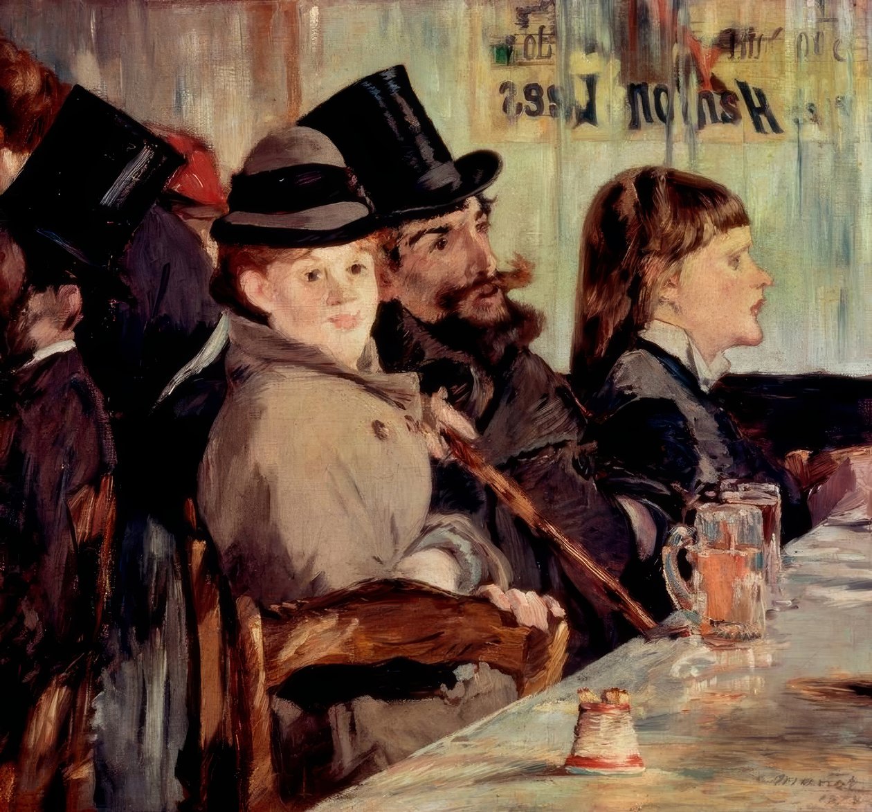 Al caffè da Édouard Manet