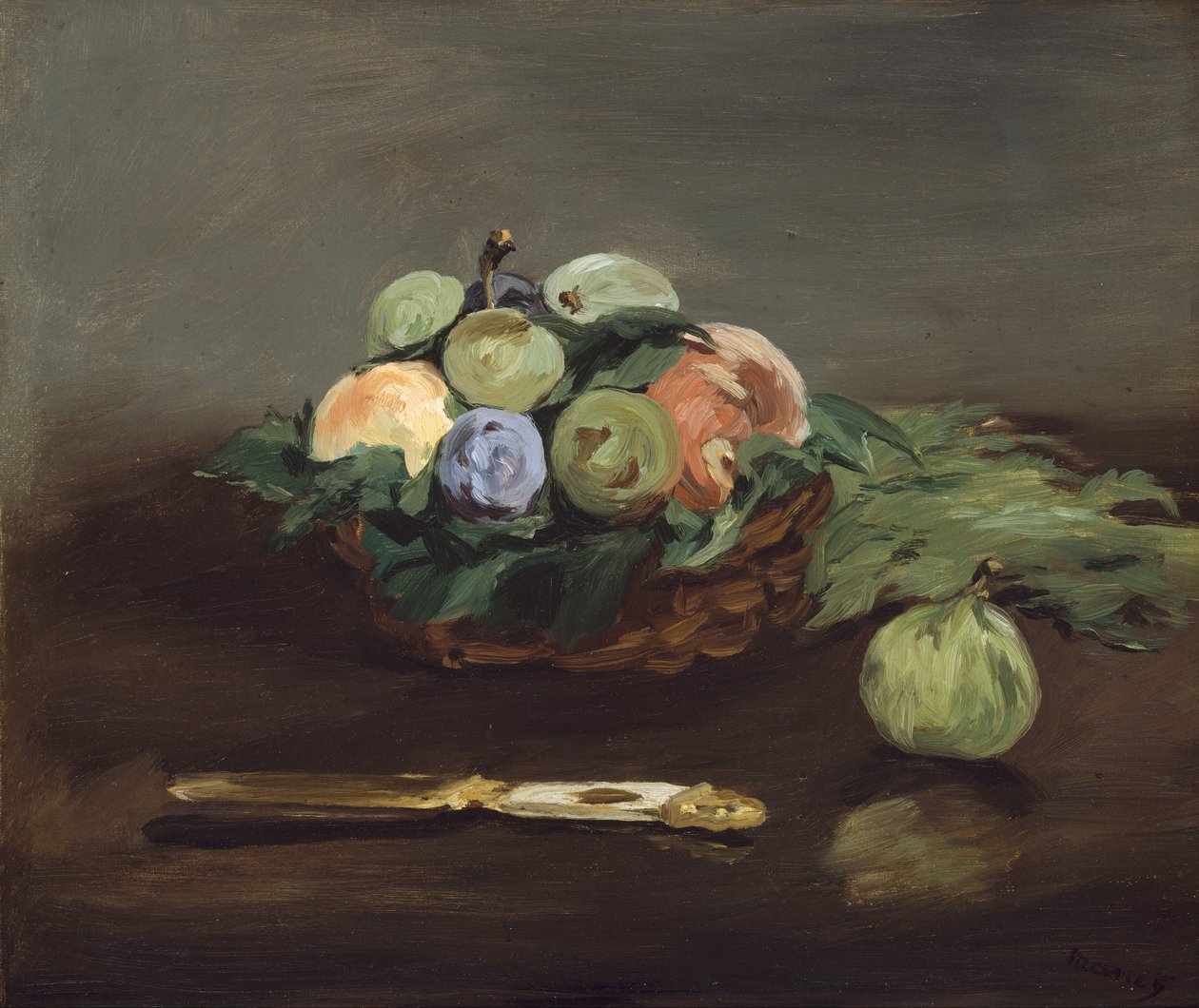 Cesto di frutta da Édouard Manet