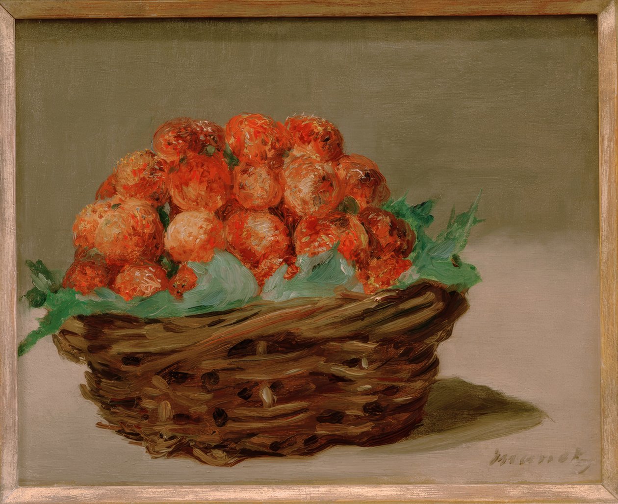 Cesto di fragole da Édouard Manet