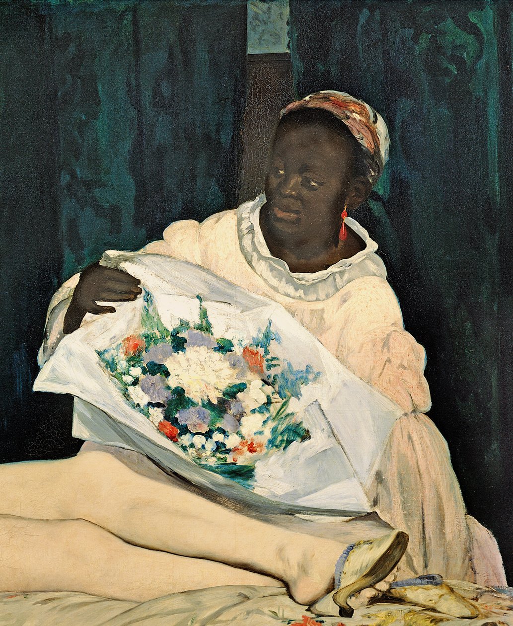 Olympia, 1863 (dettaglio) da Édouard Manet