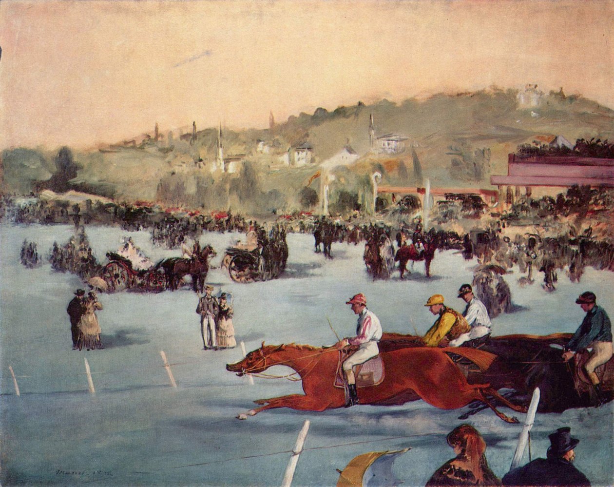 Corsa nel Bois de Boulogne da Édouard Manet