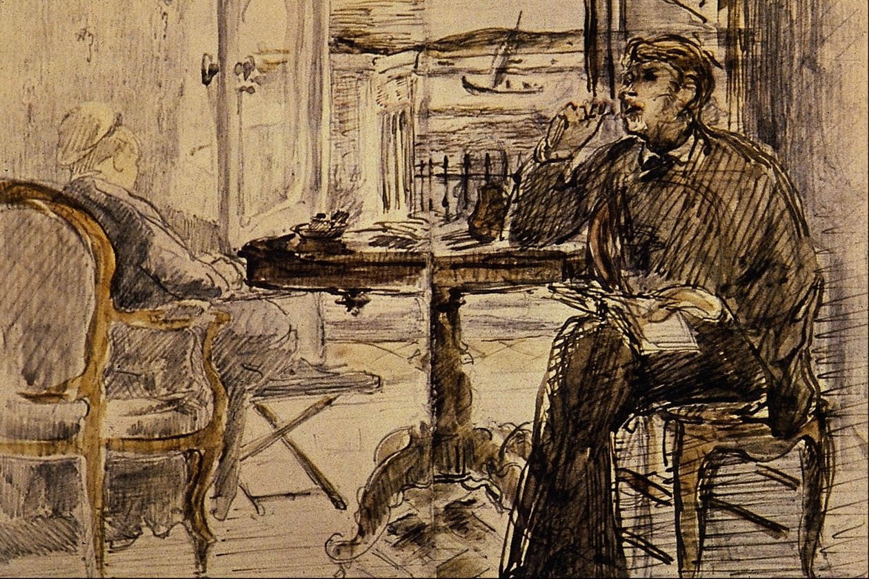 Villa sul mare da Édouard Manet