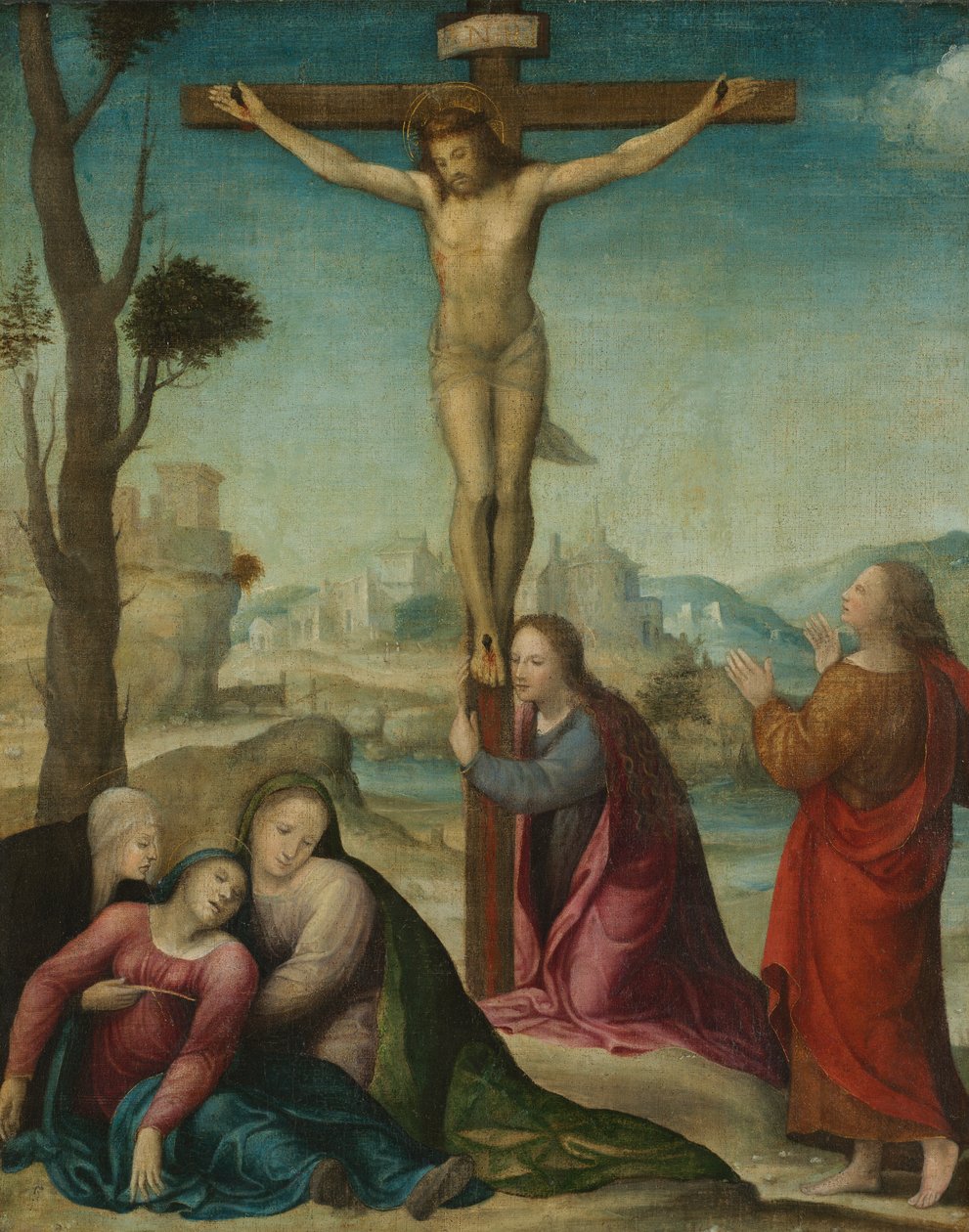La Crocifissione da follower of Sodoma
