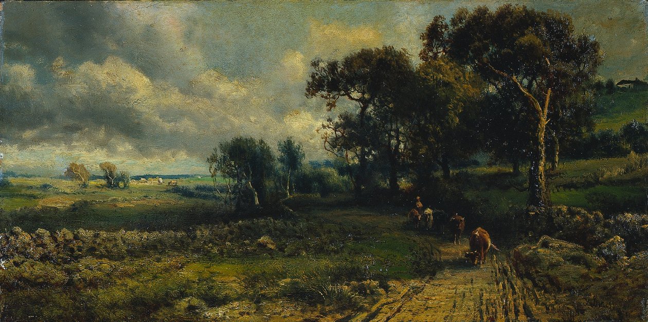 Nuvole Lanuginose da imitator of George Inness