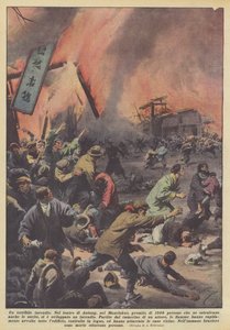 Un terribile incendio