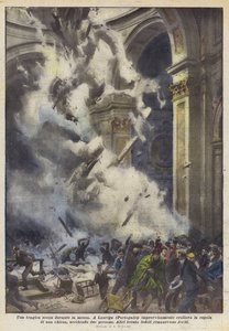 Una tragica scena durante la messa