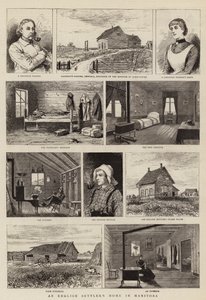 Casa di un colono inglese in Manitoba