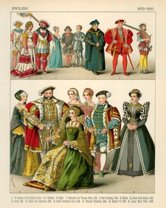 Costume inglese 1500-1550