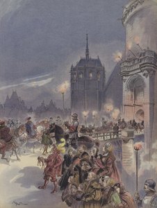 Ricevimento di Carlo V ad Amboise