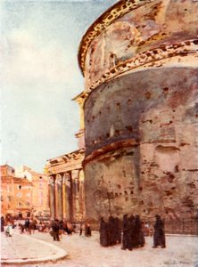 Pantheon, vista laterale
