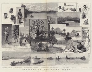 Schizzi sul fiume Congo
