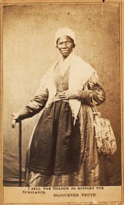 Carte de visite di Sojourner Truth, 1864