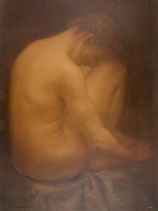 Nudo maschile seduto