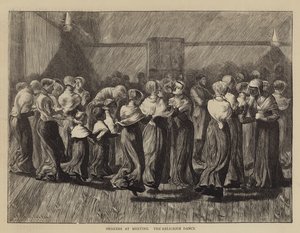 Shakers in riunione, la danza religiosa