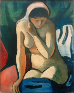 Ragazza nuda con fazzoletto
