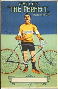 Poster pubblicitario per la bicicletta Perfect, 1895