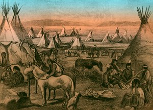 Accampamento indiano Navajo