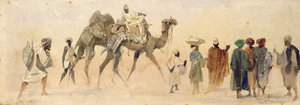 Una partenza per il deserto, 1858