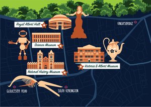 Mappa di South Kensington