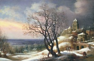 Paesaggio invernale, XVII secolo