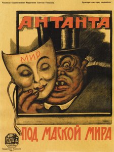 Entente sotto la maschera della pace, Poster, 1920