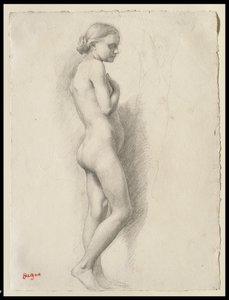 Nudo in piedi