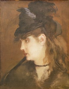 Berthe Morisot con un cappello nero
