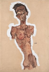 Autoritratto nudo, 1910