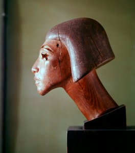 Testa in stile El-Amarna (legno)