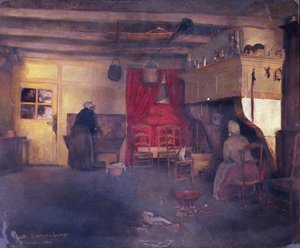 Interno contadino a Damvilliers, 1882