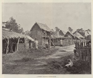 Un villaggio nella foresta in Madagascar