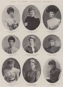 Le signore della famiglia della Regina Alessandra