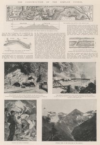 La costruzione del tunnel del Sempione