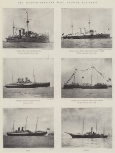 La guerra ispano-americana, navi da guerra spagnole