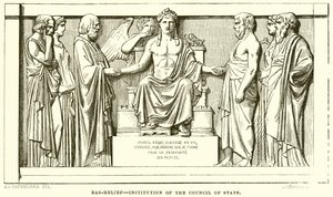 Bassorilievo--Istituzione del Consiglio di Stato