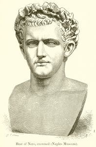 Busto di Nerone, incoronato