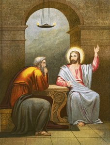 Cristo che istruisce Nicodemo