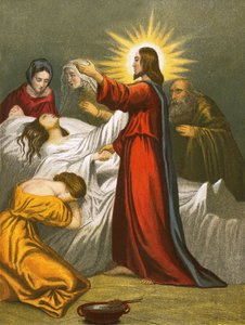 Cristo risuscita la figlia di Giairo