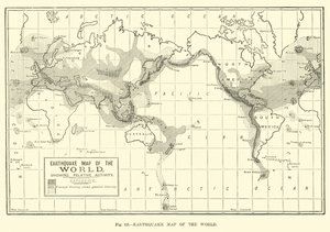 Mappa dei terremoti del mondo
