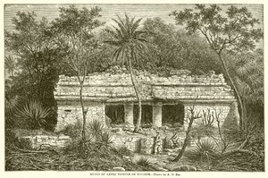 Rovine del tempio azteco di Tuloom