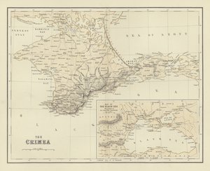 La Crimea; Mappa del Mar Nero