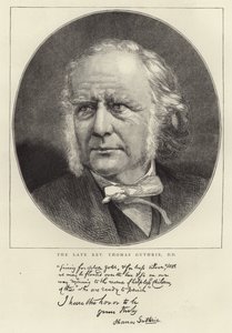 Il defunto Rev Thomas Guthrie