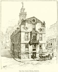 La vecchia State House, Boston
