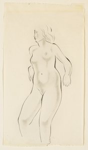 Studio di un nudo femminile