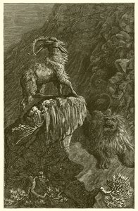 La capra e il leone