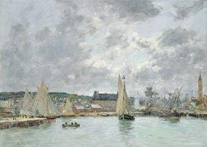 Porto di Trouville, 1880