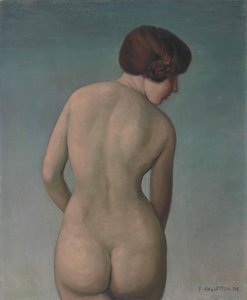 Donna nuda di schiena, 1909