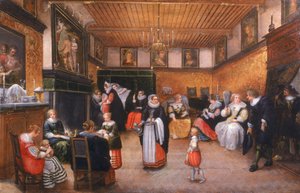 Una festa di battesimo, 1629