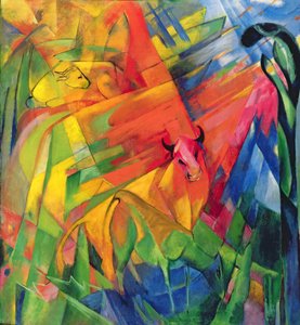 Animali in un Paesaggio, 1914