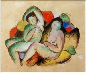 Due nudi femminili